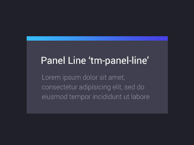 Panel Line